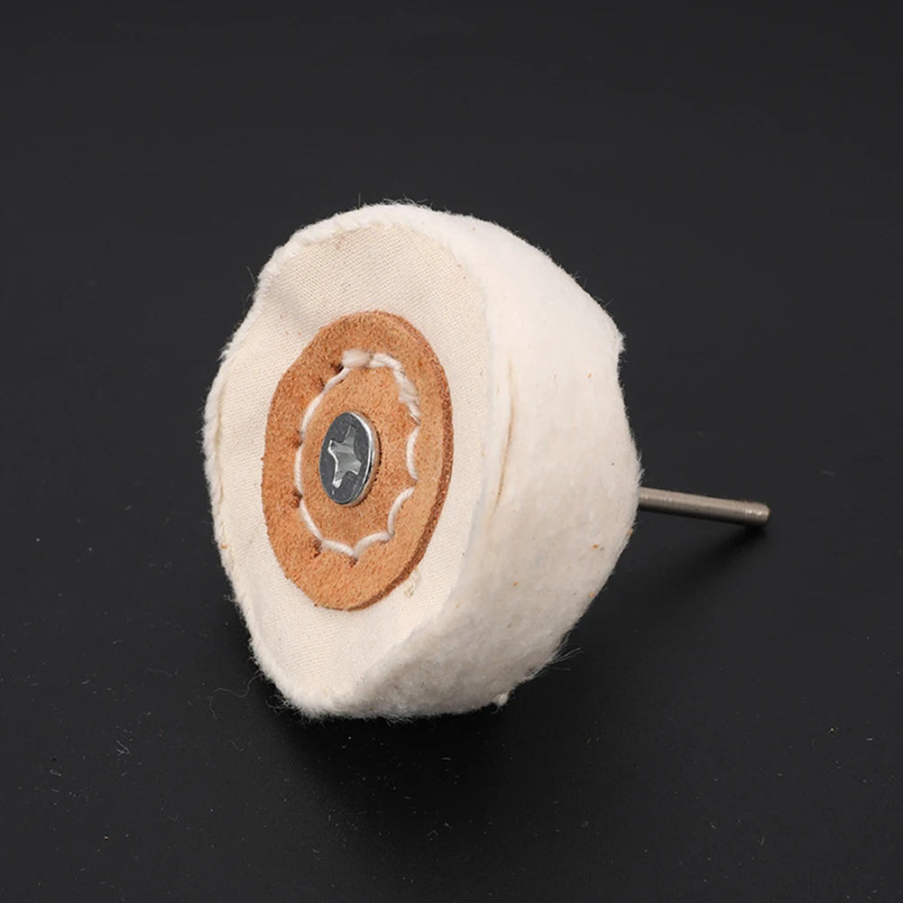 Grinder Shank Buffing Attachment Efficient Polish Cloth Wheel Attachment for Rotary Tools Suitable for Metal Jade and More