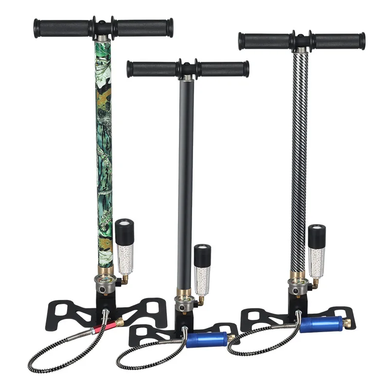

High pressure folding easy three-stage compression pump manual air pump