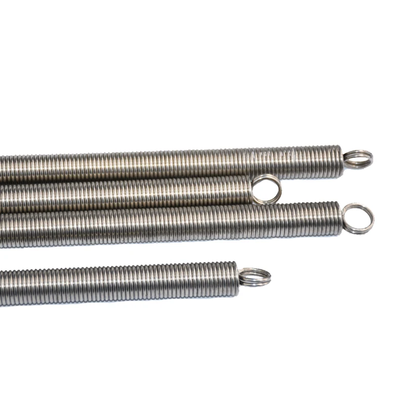 1pc Stretching Tension Spring Dual Hook 304 Stainless Steel Coil Extension Dacia Spring Switche Toys Wire Dia 1-2mm Length 300mm