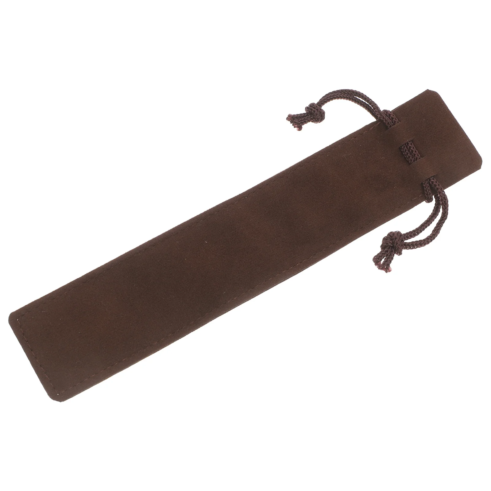 حقيبة أقلام برباط حافظة أقلام مفردة ناعمة قابلة للطي لأقلام حبر جاف نافورة منظم تخزين المدرسة والمكتب