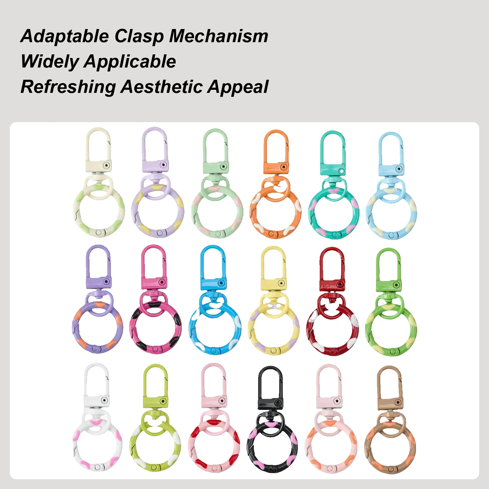 

Застежки в виде когтей омара ярких цветов, пружинный брелок, 18 шт., портативный кошелек, застежки для подвески, кошелек, сумка, рюкзак, браслет, ремесло