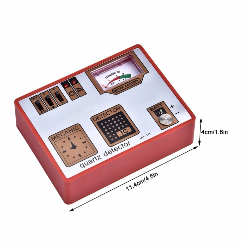 Quartz Watch Movement Pulse-Tester Battery Voltage Check Demagnetizer Tool For Professional Home Watch Repair Maintenance