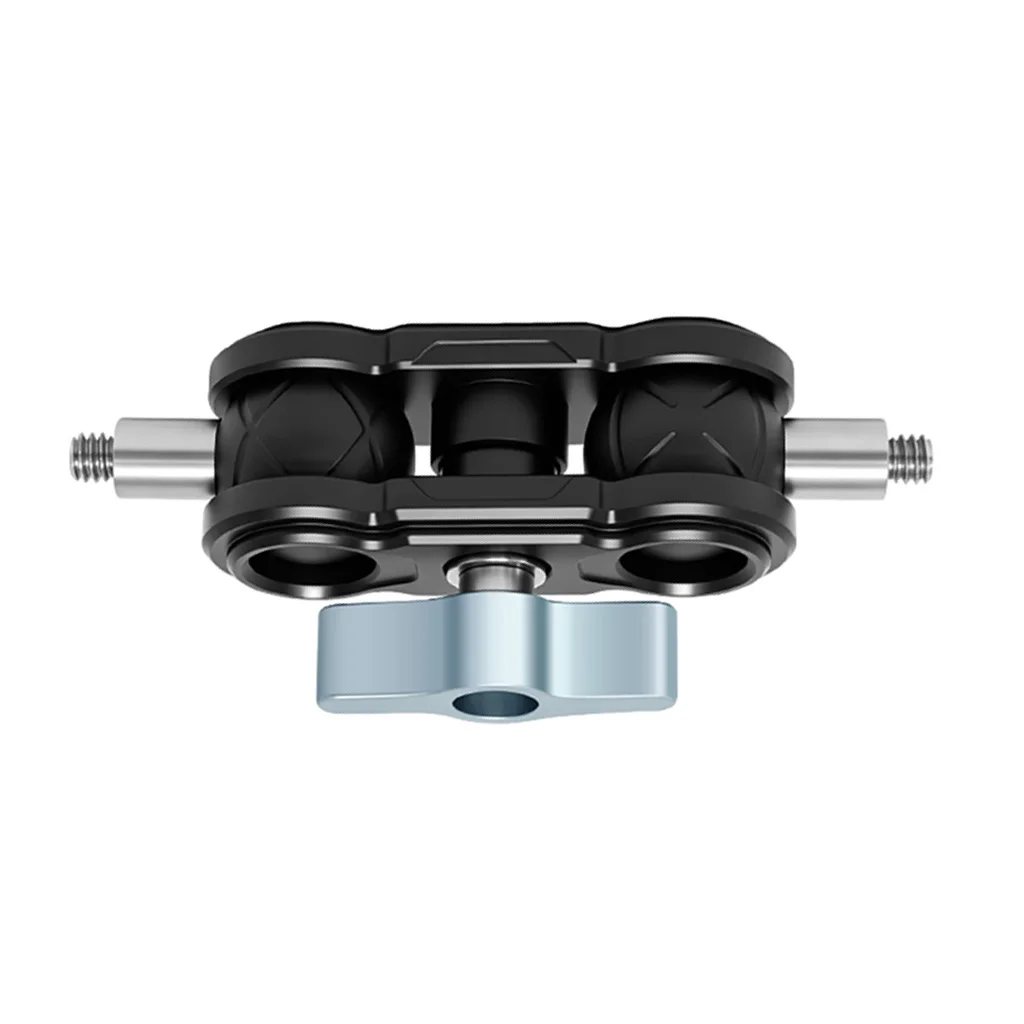 Magic Arm 92-103MM Dual 1/4" Schraube 360° ° Kugelkopf Verstellbarer Gelenkarm für Kamerakäfig Gimbal Stativ Monitor Mikrofon – Detail 14