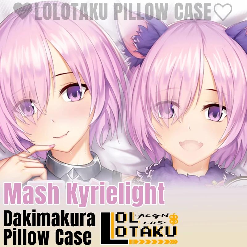 

FGO Mash Kyrielight Dakimakura Fate Grand Order Anime Sexy Pillowcase Hugging Full Body Pillow Case Cushion Cover Bedding Decor