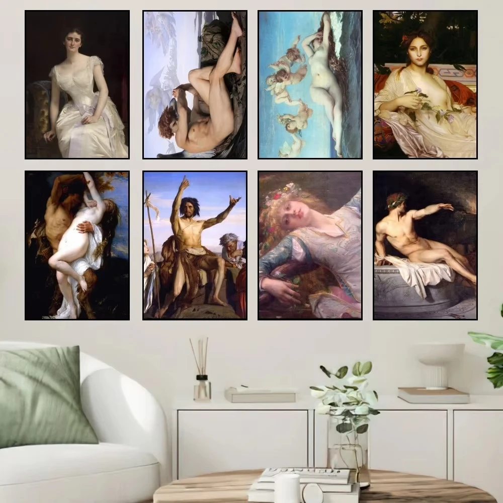 Art Cabanel The Fallen Angel Poster Prints Wall Painting Bedroom Living Room Decoration Office Home