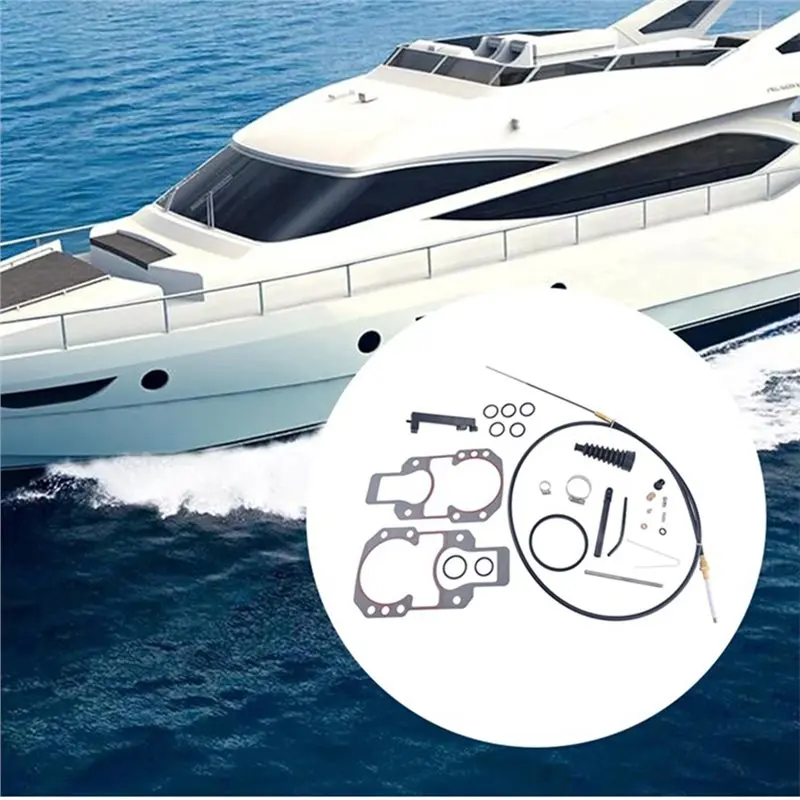 A20K-8M0176525 Lower Shift Cable O-Ring Gaskets Connectors Kit For Select Mercruiser MC-I, R, MR, Alpha One Gen II 865436A03