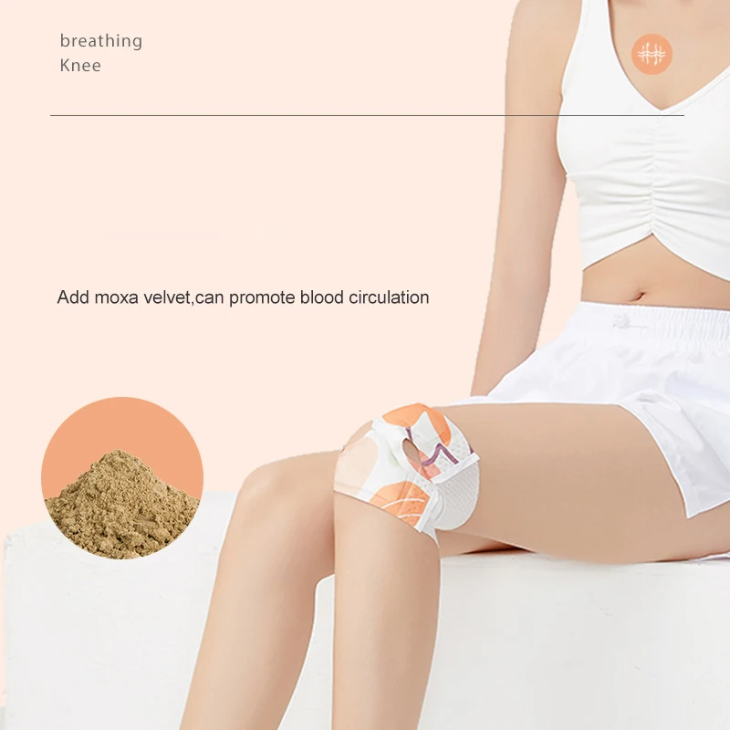 6 ชิ้นฤดูหนาวประคบร้อนเข่าอุ่น Pads เข่า Self - Heating แพทช์ทิ้งเข่ารั้ง Patch ช่วยให้ขาอุ่นสติกเกอร์