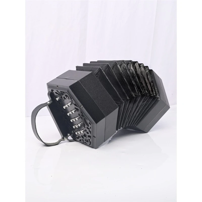 Hexagonal accordion Anglo-British hexagonal push-pull same/different sounds, send teaching materials and instructions