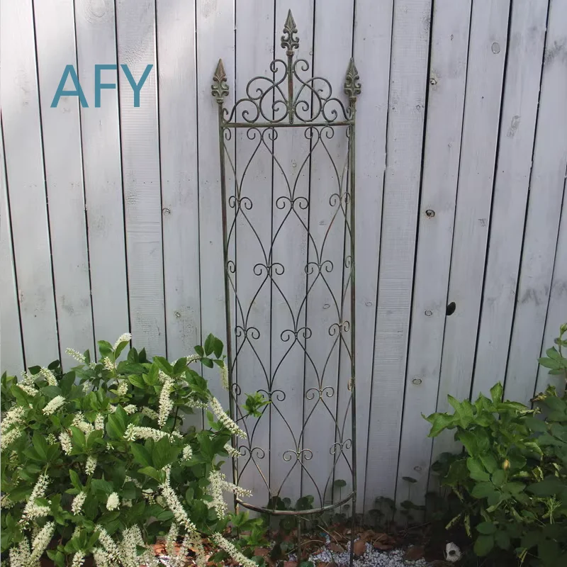 for Versatile Iron Garden Trellis and Fence for Climbing Plants Outdoor Metal Plant Support Decorative Garden Fence Wall