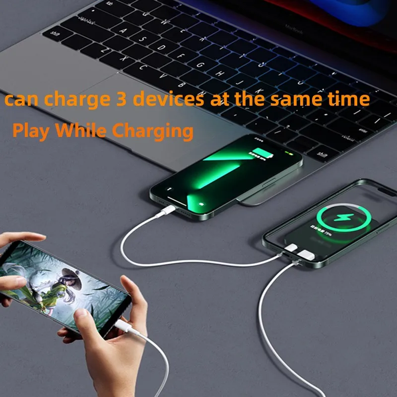 20000mAh Magsafe Power Bank Magnetic Wireless Charger 22.5W Fast Charging Powerbank Magnetic Ring for iPhone 15 Xiaomi Samsung