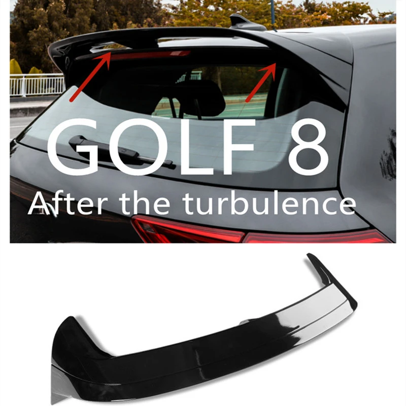 For Volkswagen Golf 8 MK8 dedicated rear wing golf8 Rline adaptations spoiler trim no holes Clubsport rear spoiler