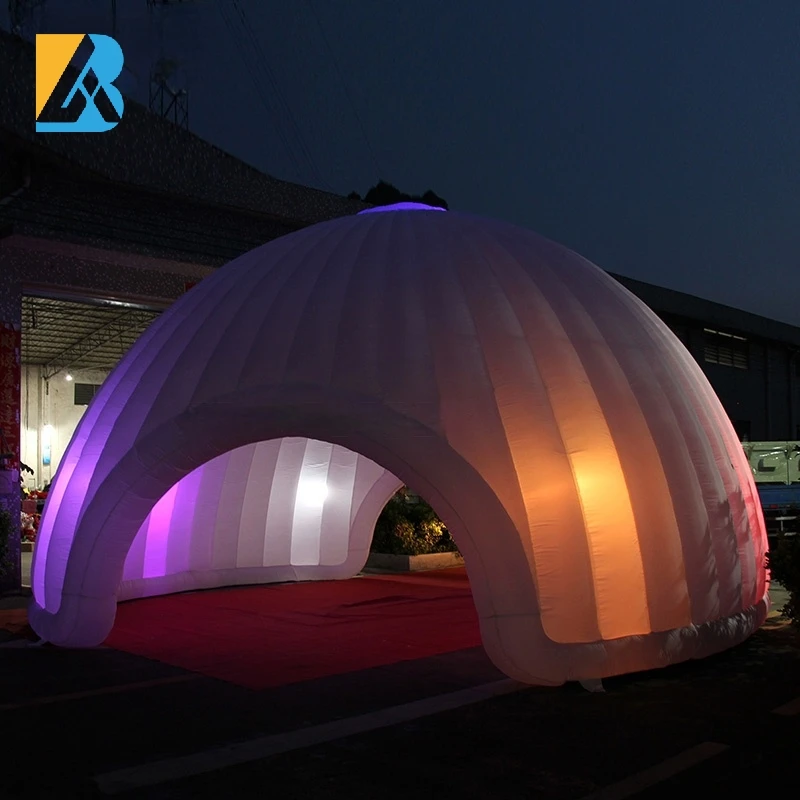 Custom Built LED Lights Igloo Tent Inflatable Large Dome for Sale Toys Outdoors