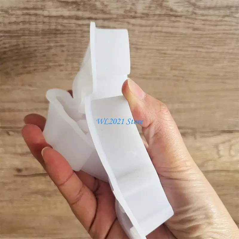 

G5GC Eggs Transport Truck Ornament Mould Silicone Mold for Easters Office Decoration