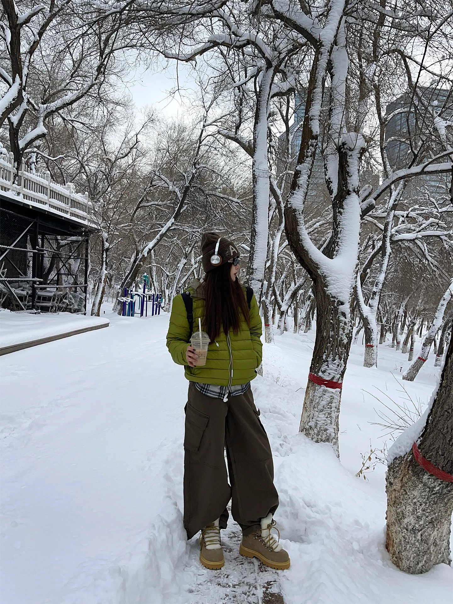 

High Waist Loose Wide Leg American Sle Military een Workwear Jeans Women's Spring Design Sensation Floor-Length Pants