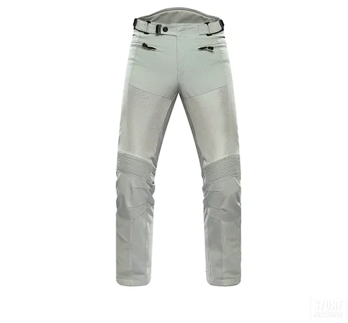 Imagen 2 del producto Pantalones de montar en motocicleta para hombre, malla transpirable, anticaída, equipo de protección para la rodilla, carreras de Motocross