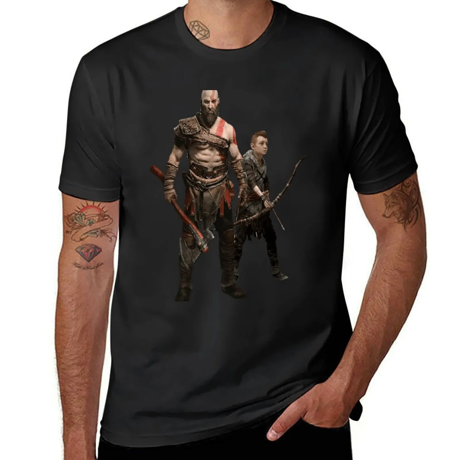 God of war: ragnarok 2022 T-Shirt cute tops vintage clothes Men's clothing