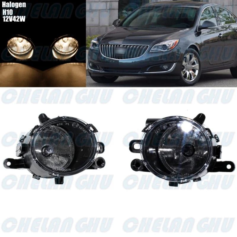 

Halogen Car Light For Buick Regal 2014 2015 2016 2017 1 Pair Front Fog Light Fog Lamp Car accessories 22865974 22865975