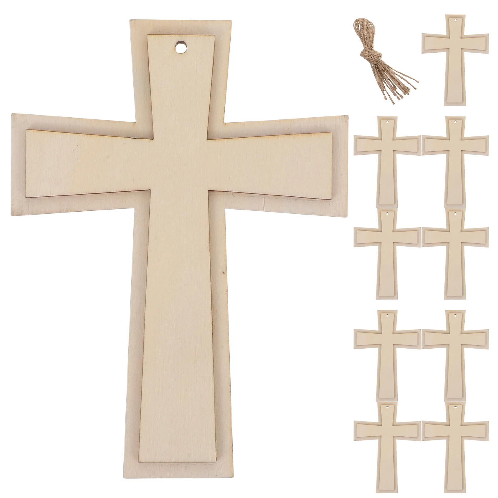 

Creative DIY Wooden Pendant Decorative Wall Art for Home Family Craft Activities Unique Religious Ornament