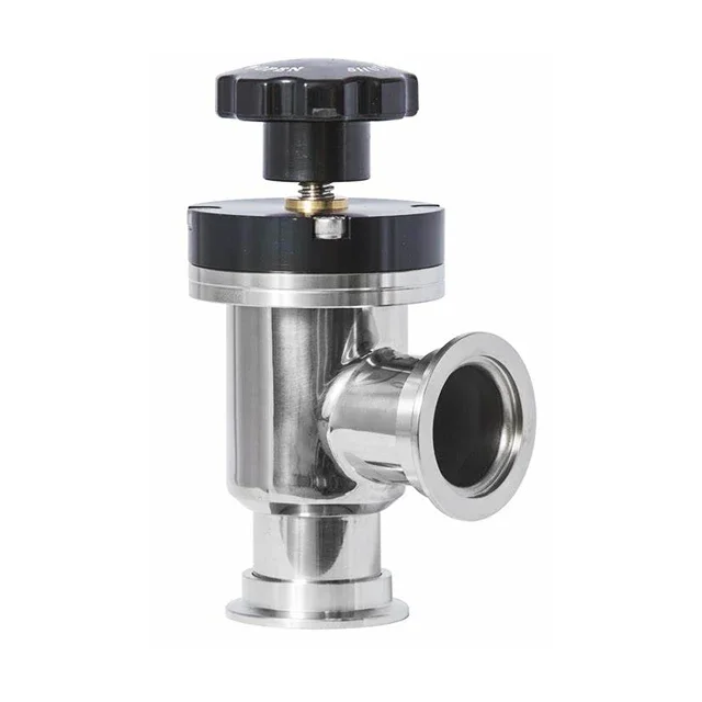 Vacuum CF/KF Manual operated with bellows Angle Stainless steel Valve Vacuum Angle Valve