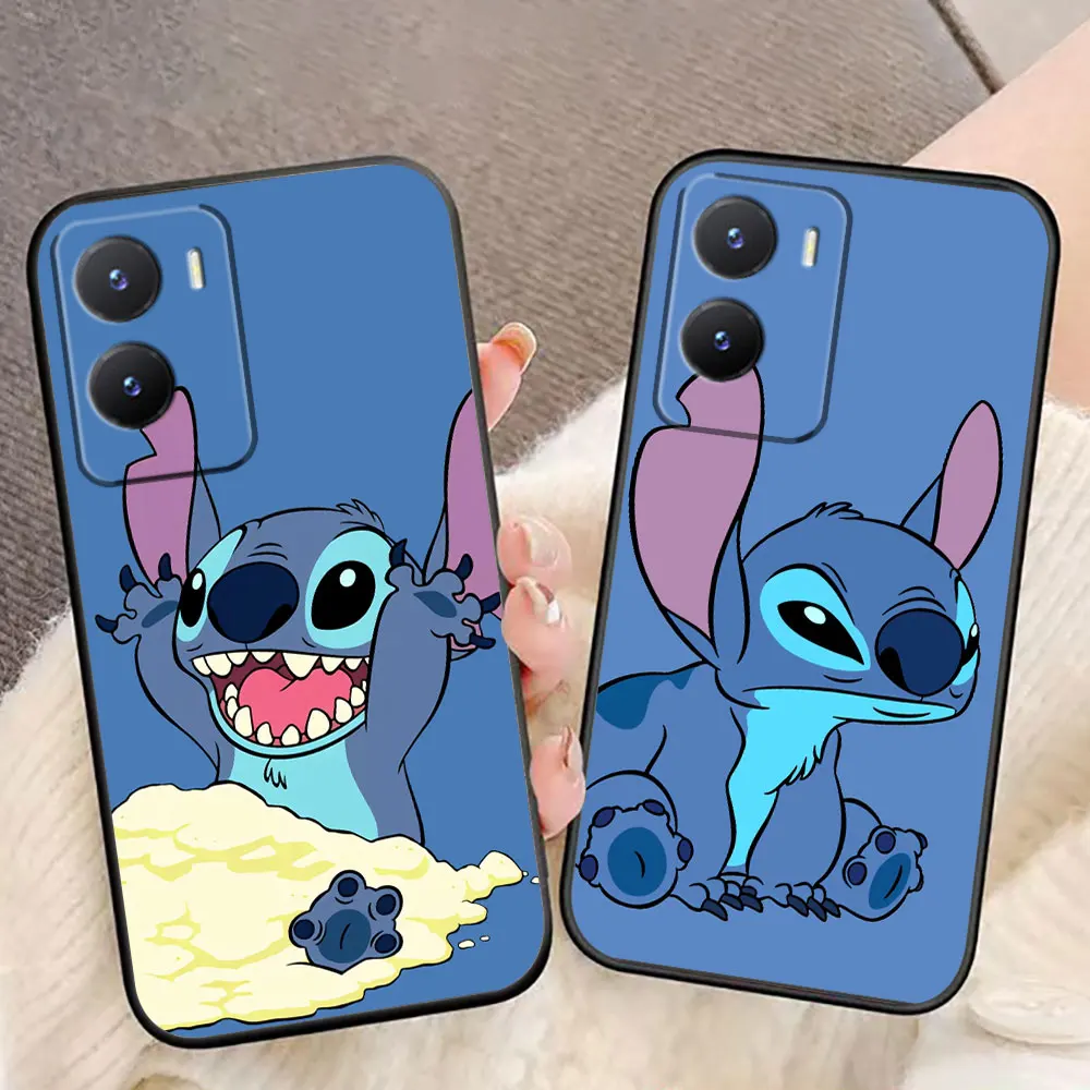 

Cartoon Disney Cute Lilo Stitch Case For VIVO Y02 Y15S Y16 Y17 Y20 Y21 Y22S Y27 Y28 Y35 Y36 Y50 Y51 Y72 Y76 Y77 Y78 Y91 Y93 Case