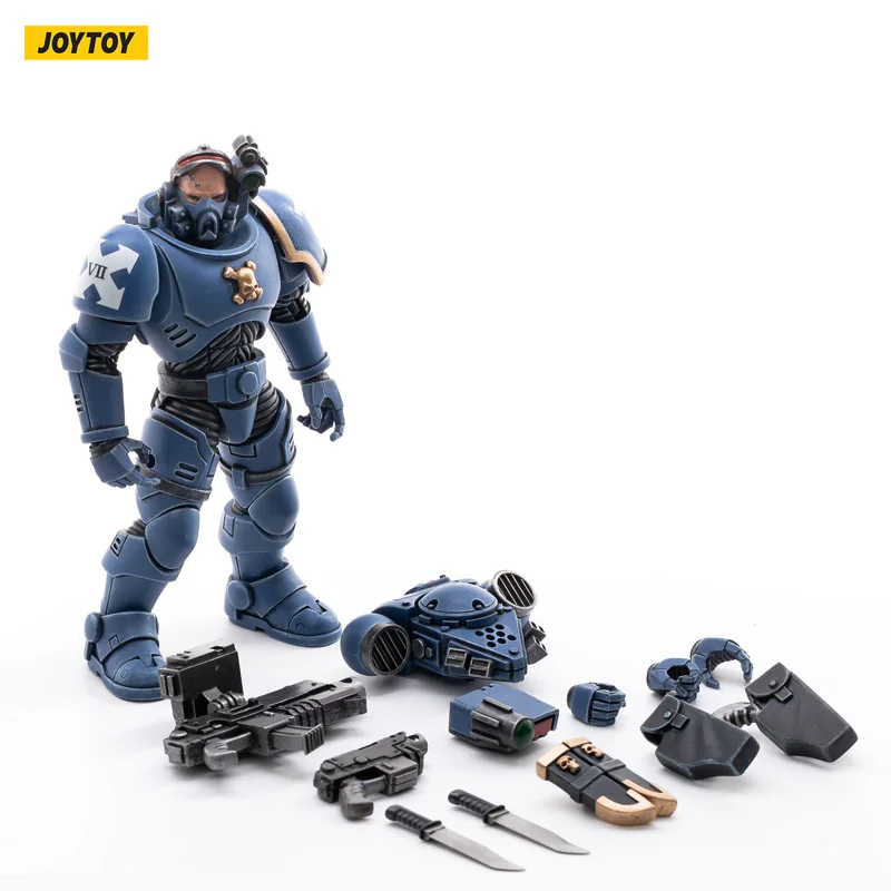 JOYTOY Dark Source Warhammer 40K Prajurit Ekstrim Skala 1:18 Figur Koleksi Mainan Dekorasi ACG Prajurit Seluler