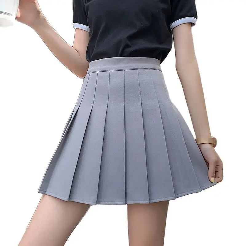 

Fashion Spring Summer Women Dance Pleated Mini Skirt Office Lady Wrap Hip Safety Panties Skirts Student Girl Casual Clothes