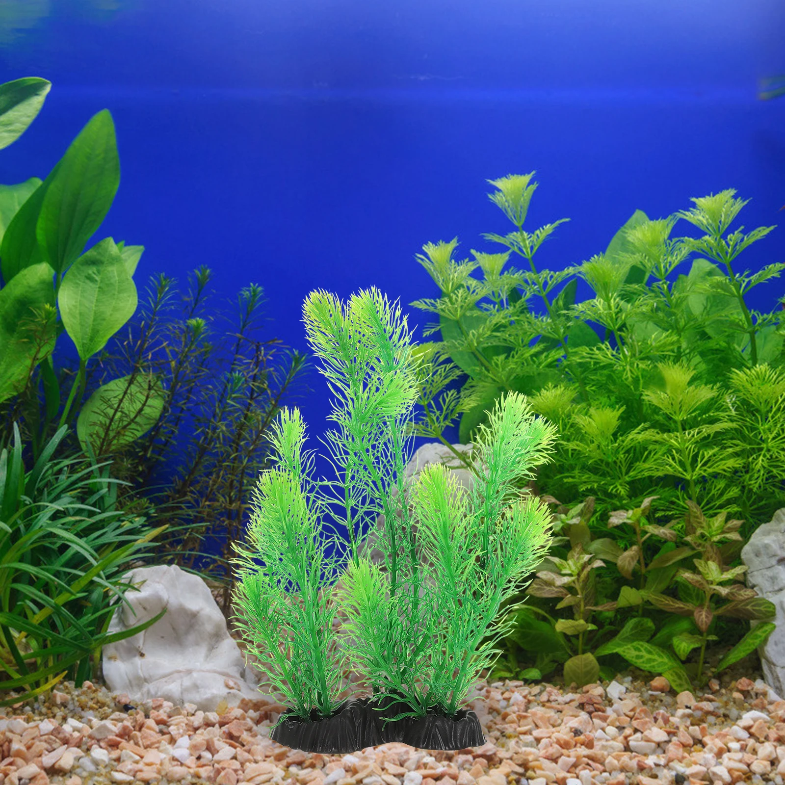 

1pc Artificial Water Plants Realistic Plastic Aquarium Decorations Safe Fish Tank Landscape Decorative Underwater Grass Home