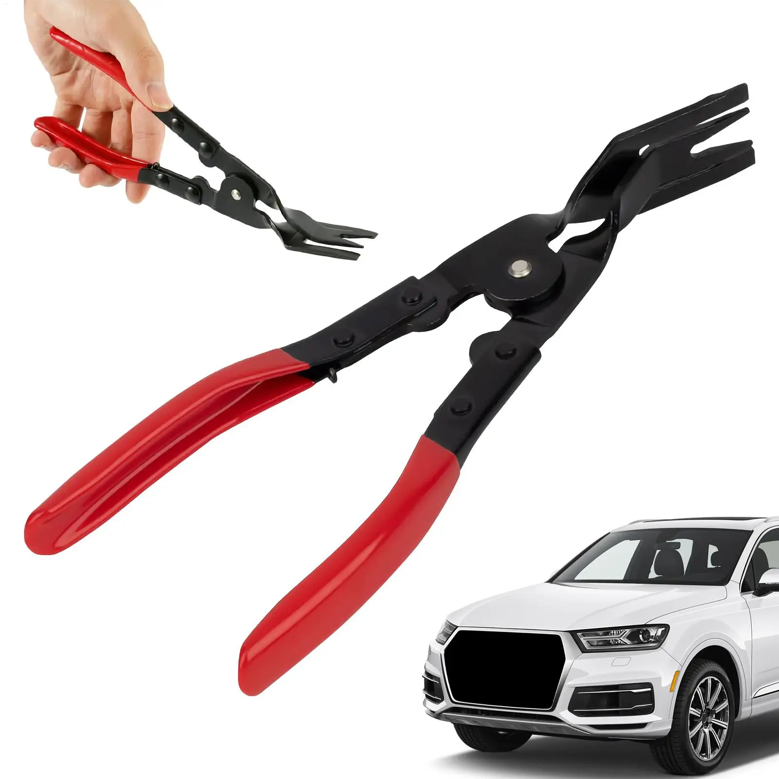 Alicate para Remoção de Clipes, Ferramenta de Reparo Automotivo, Ferramenta para Remoção de Fixadores para Trabalho Elétrico Automotivo, Instalação e Substituição de Estofados