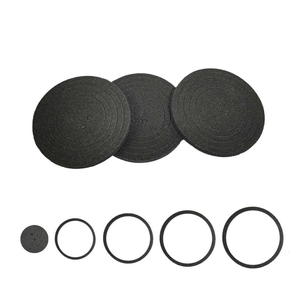60 uds 21mm/26mm/31mm/36mm/41mm junta protectora de almohadilla de anillo EVA para caja de cápsulas de monedas coleccionables (funda de cápsulas de monedas no incluida)