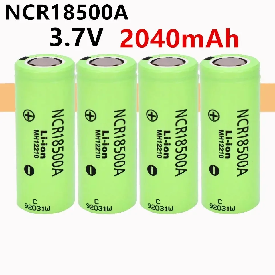 Batería de iones de litio original 3,7 v 18500 2040mah para panasonic ncr18500a 3,6 brinquedo tocha lanterna ect