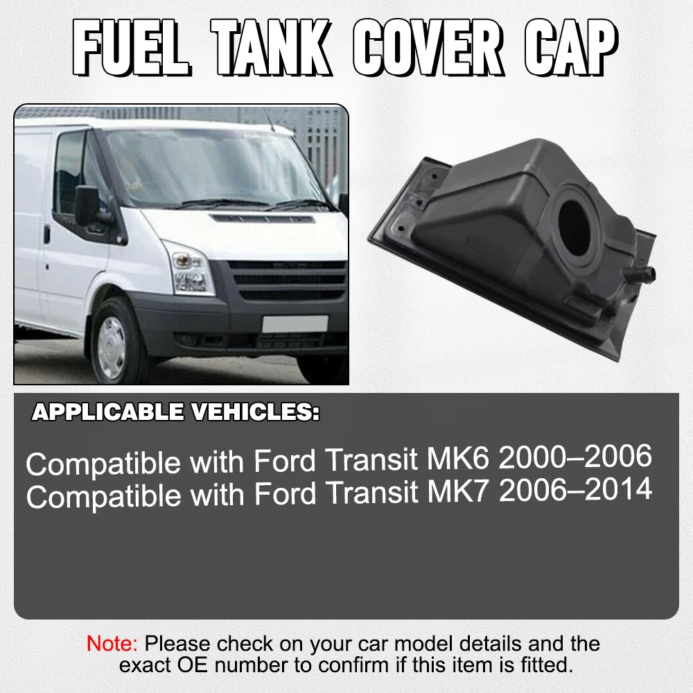 Fuel Cap Tank Filler Pipe Door Flap & Housing  4637797 for Ford Transit MK6 2000-2006 MK7 2006-2014