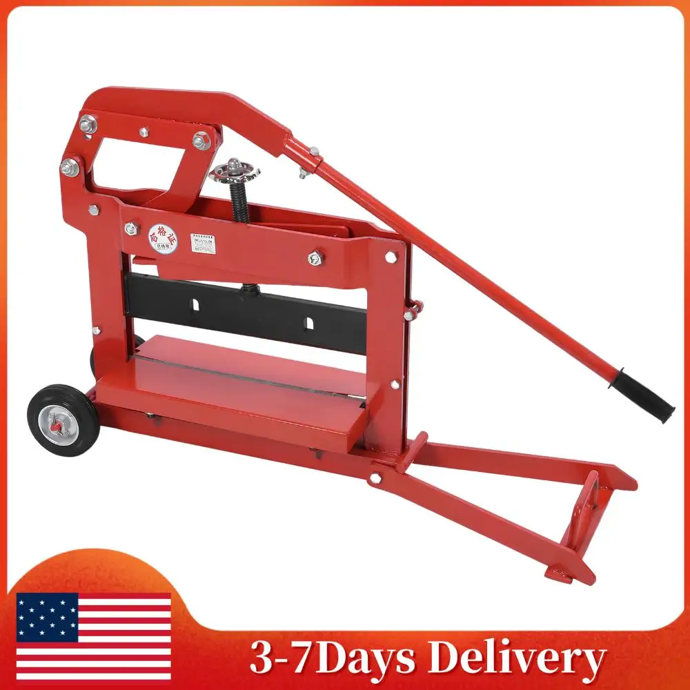 

Paver Splitter with Wheels Brick Splitter 0-11.8in Cutting Thickness for Construction Interior Decoration Road Paving