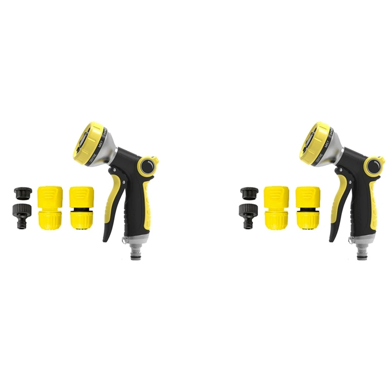 

2X Garden Water Hose Nozzle For Karcher,Pressure Car Wash Hose With Spray Garden Watering Pipe Tube Sprinkle Water Hose