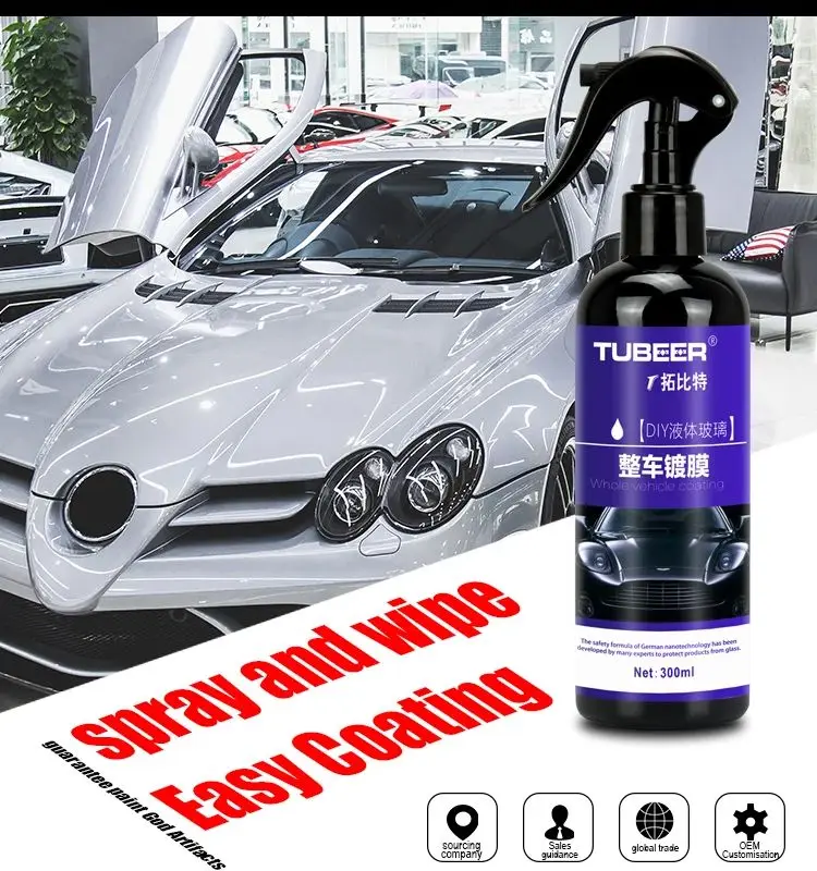 Car Nano Ceramic Coating Spray Paint Mirror Shine Hydrophobic Paint Protection Polishing Car for Whole Cars