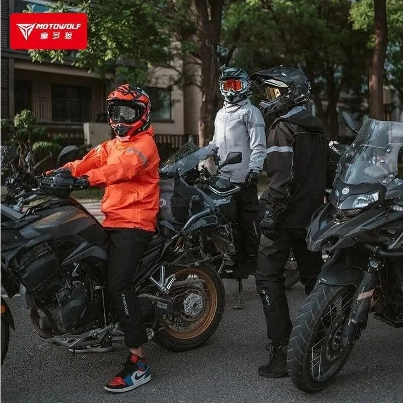 MOTOWOLF Motorcycl Riding Rain - Motorcycle Rain Suit 评论和价格