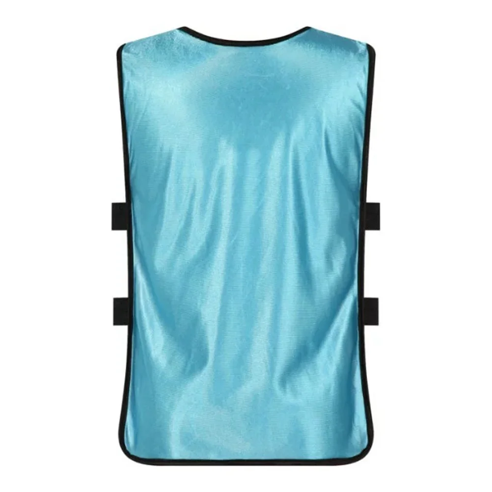 12Pcs Kids Training Vest Sleeveless Sports Mesh Summer Quick Dry Lightweight Football Basketball Team Game Size Xl Fluorescent