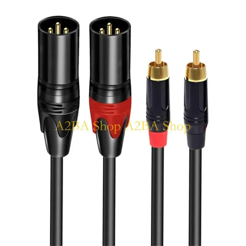 A2BA Additional Double To Double Cable 1m Rapid Indication Transfer Gold Veneered Connection Consistent ADULT Receivers