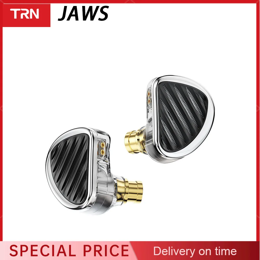 TRN JAWS Auricolare 3 driver dinamici 4 armature bilanciate 1 driver planare Cuffie intrauricolari cablate