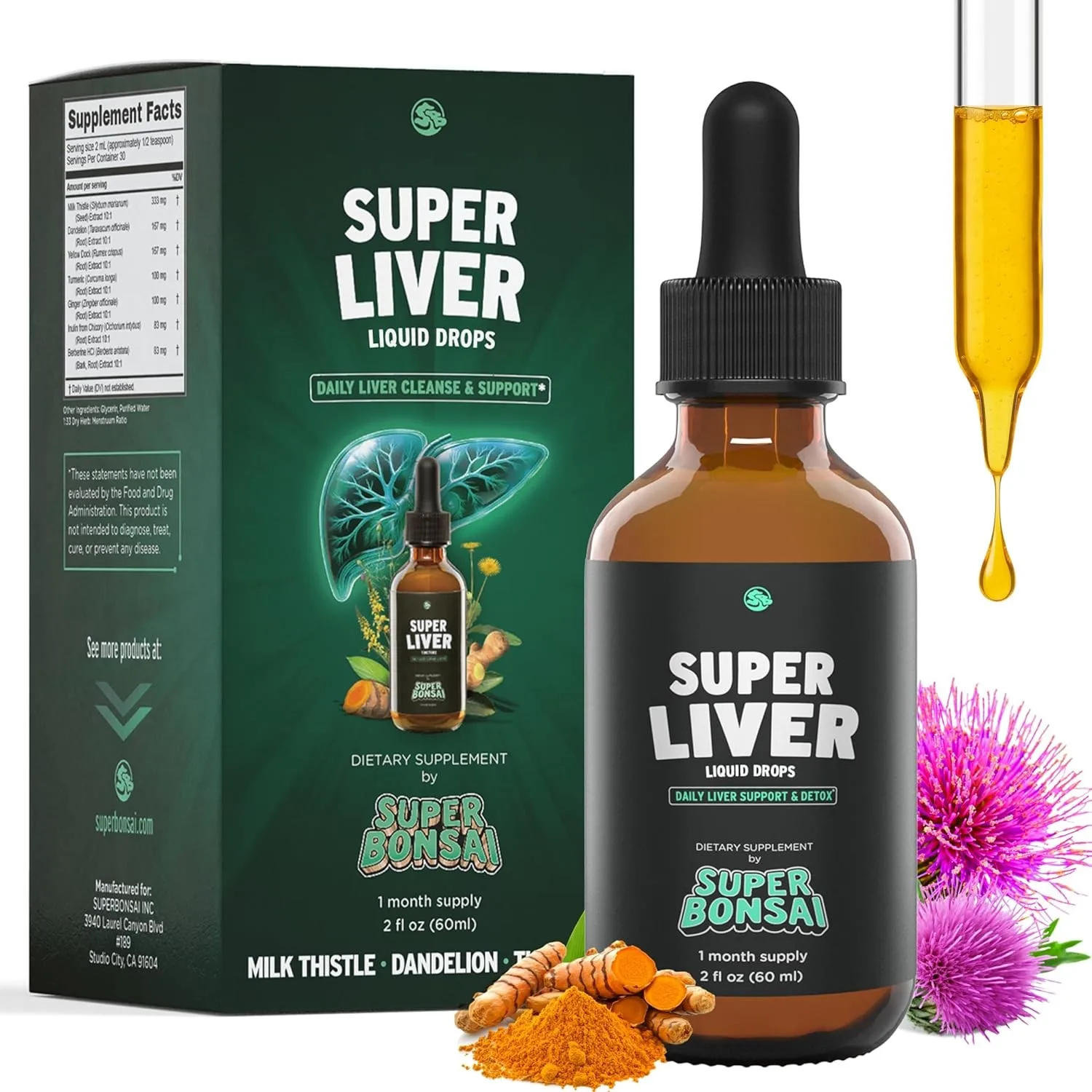 

Super Liver Support with Milk Thistle - Cleanse Detox & Repair Aid, Supports Liver Detox and Cleanse, Promotes Digestive Health