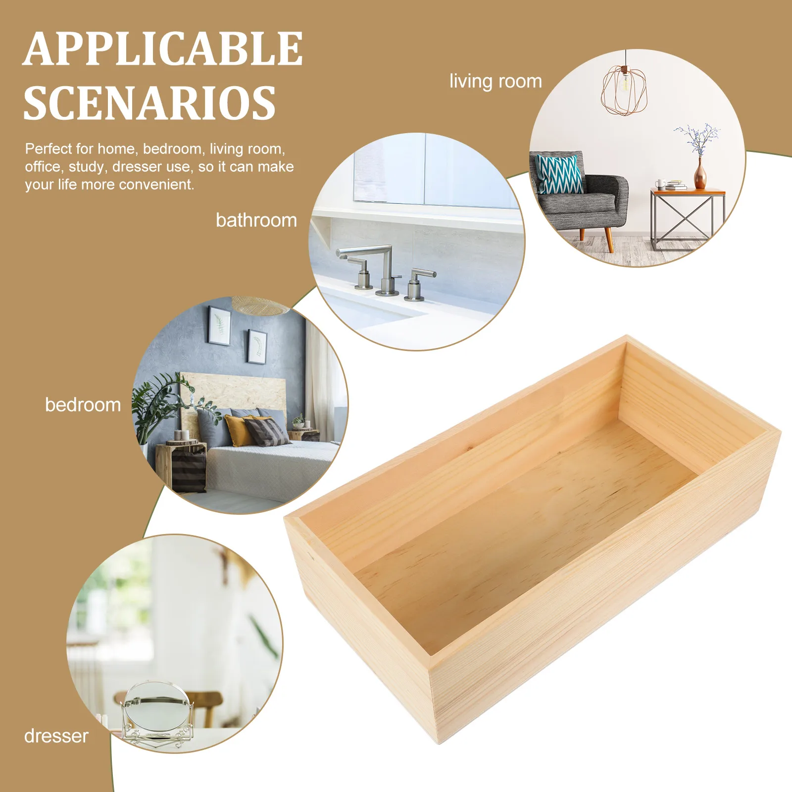 

Multifunctional Storage Box Organizer Case for Bathroom Toiletry Perfume Makeup Jewelry Desktop Container Reusable