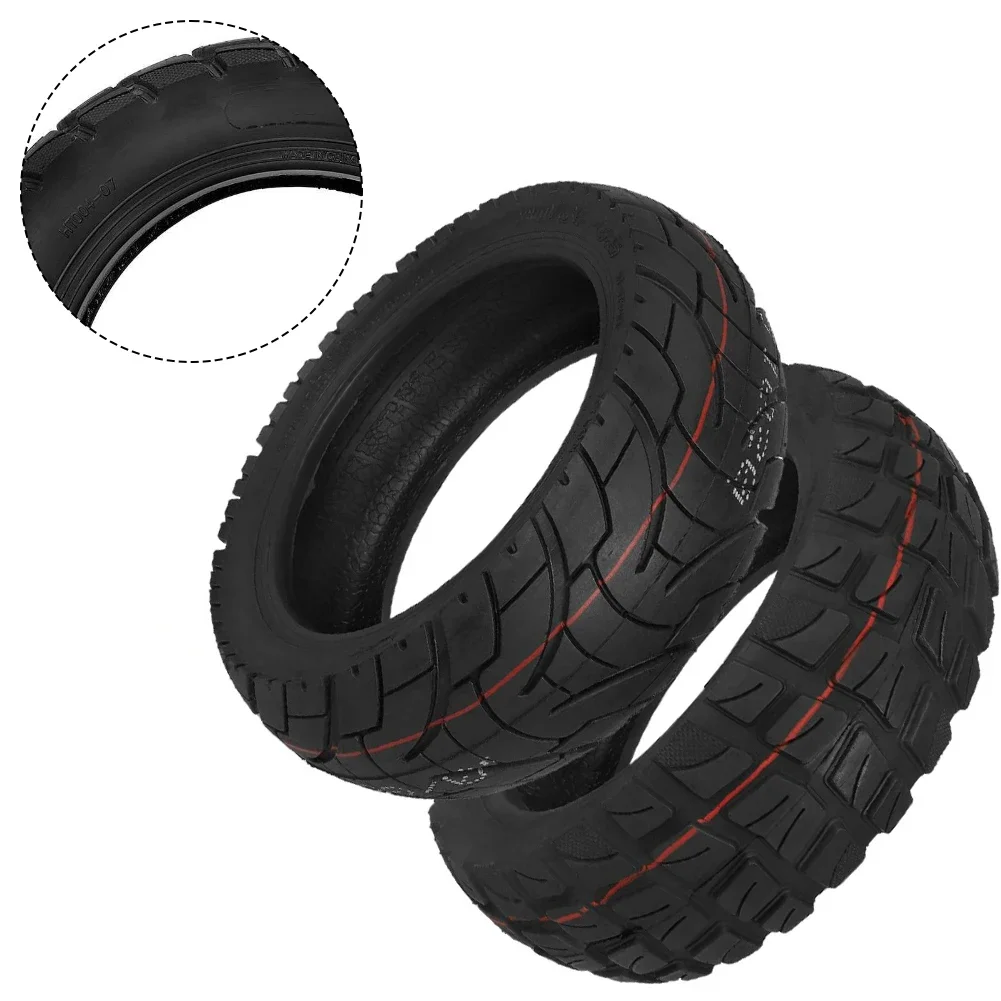 

10-Inch 80/65-6.5 Electric Scooter Tire - Tubeless Anti-Slip For Road & Off-Road Use Easy Installation Compatibility