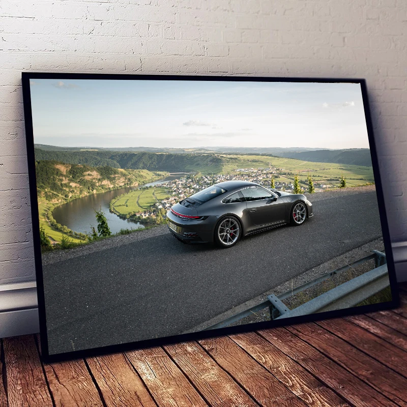 Luxury Performance Car Classic Sports Car 911 GT3 Series Canvas Print Posters For Room Living Art Home Wall Decor Modern Picture