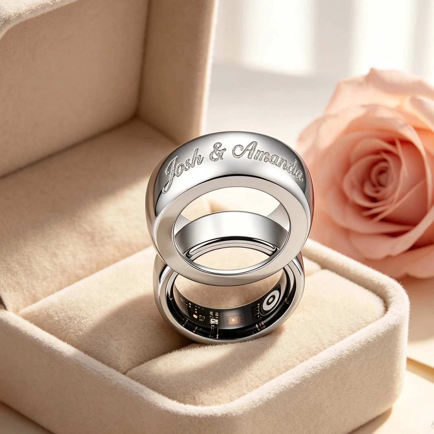 Qitian Custom Diamond Name Sma - Initial Ring Custom recensie en prijs