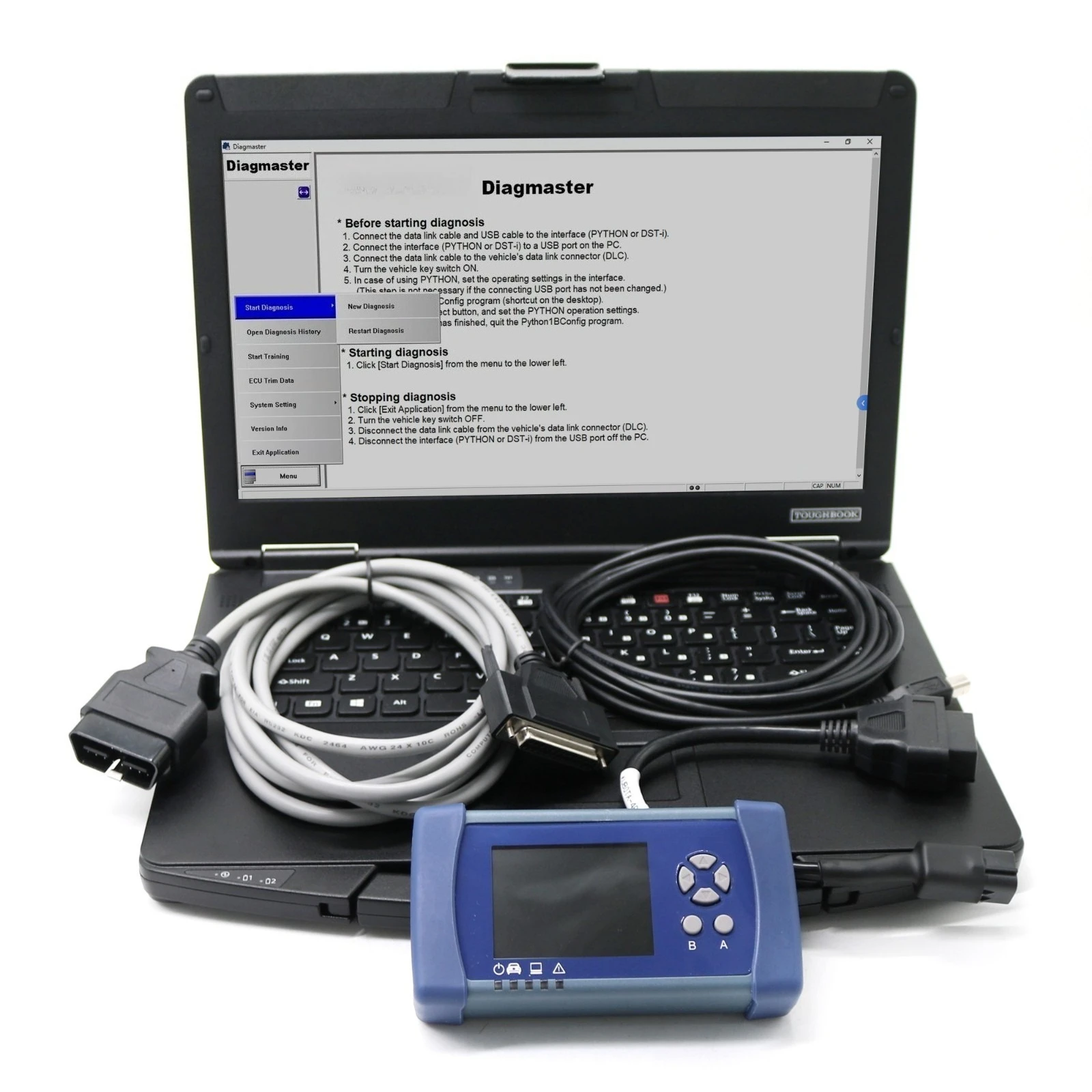 

For DST-i Interface Kit Engine Diagnostic Tool with Diagnostic Laptop