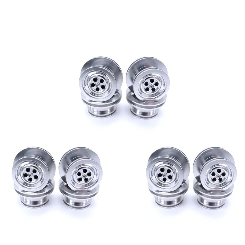 B30C-12 Pz Rc Auto Mozzo Ruota In Metallo Ruote Cerchione Per 1/12 Mn D90 D91 D96 D99S Modello di Auto Parti di Ricambio Accessori