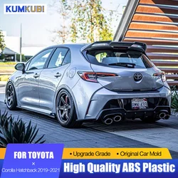 For Toyota Corolla Hatchback 2019 2020 2021 Spoiler New ABS Plastic Unpainted Primer Rear Trunk Wing Lip Spoiler Car Styling