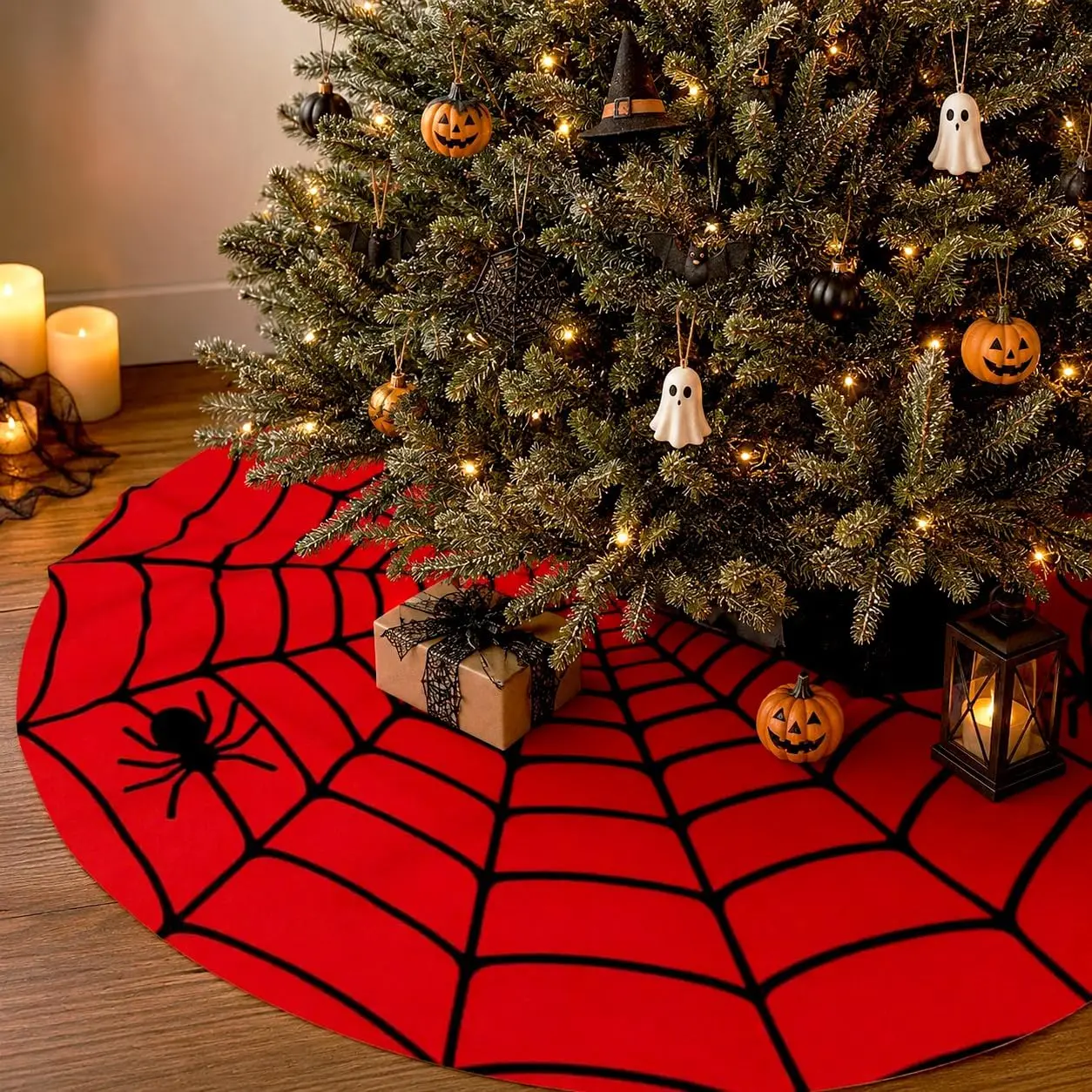 Premium Halloween Spider Web Mat Indoor Foam Round Floor Rug Spooky Haunted House Decor Circle Carpet Party Decoration Autumn Se
