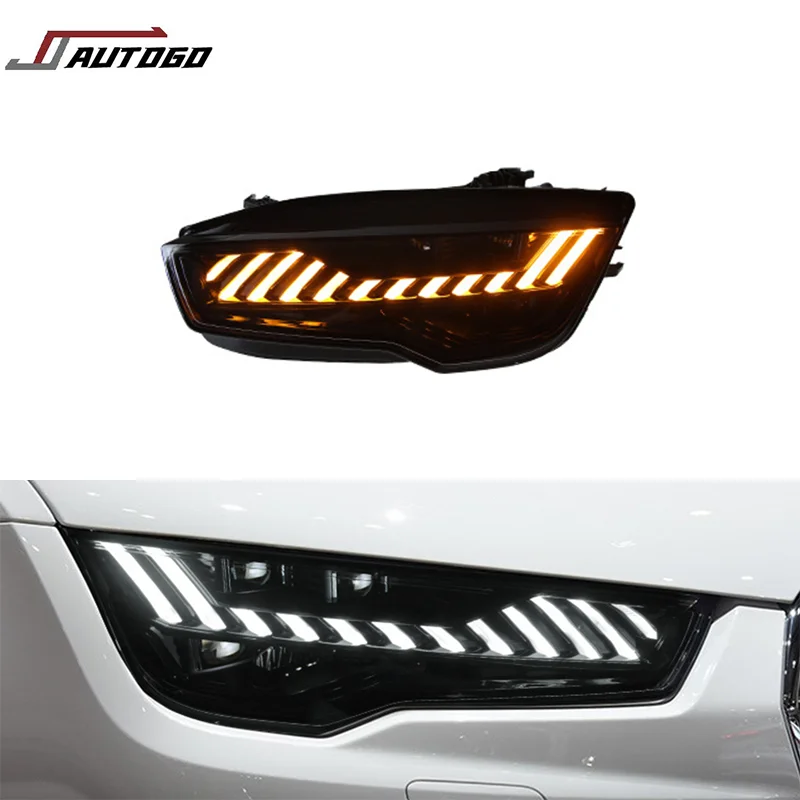 LED Headlight Assembly for Audi A7 2011-2018 Update to A7 S7 Style Front Lamp Car Light