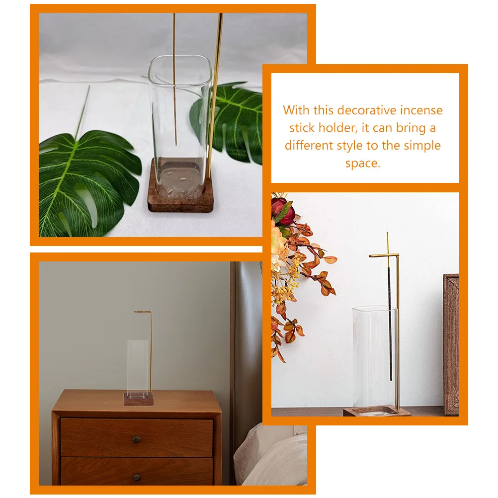 

Incense Stick Burner Anti-Ash Censer Household Yoga Meditation Home Decor Modern Incense Holder Desktop Decoration