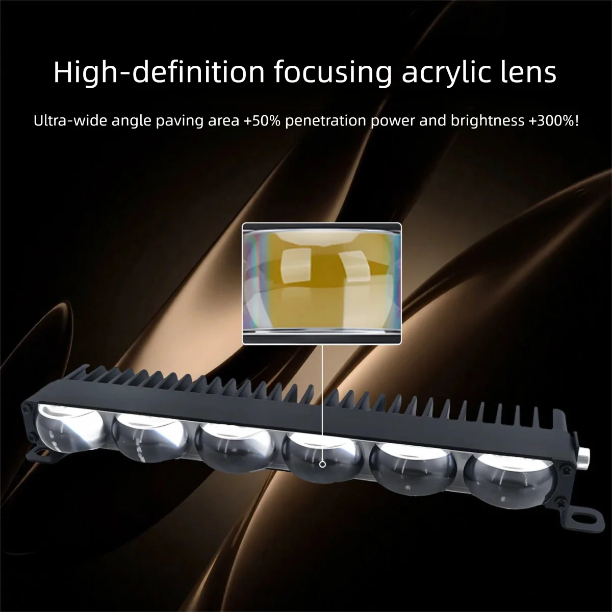 LED Headlight Bumper Fog Lamps Projector Lens Car Grill Light Work Light Mini Driving Light Auxiliary Lights For Car Motorcycle